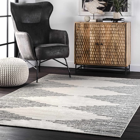 Nuloom Romina Diamond Stripes Area Rug 8ft x 10ft ECRK09A-8010